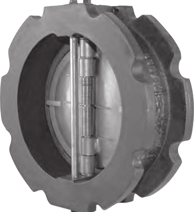 Wafer Style Dual Disc DI Class 150 Check Valve CV41