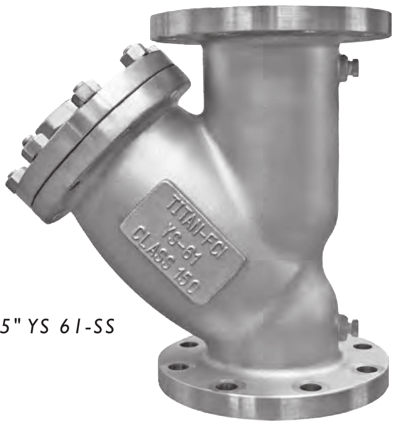 Flanged CS and SS Class 150 Y-Strainer Series YS61