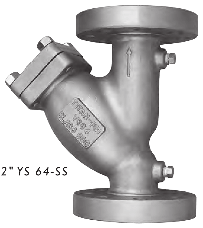Flanged CS and SS Class 600 Y-Strainer Series YS64